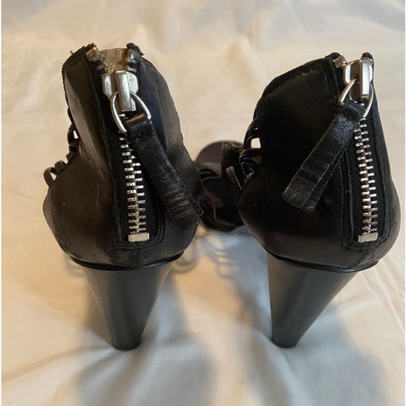 Nine West Sophia Black Pumps Heels Sz 8.5 - Picture 2 of 5